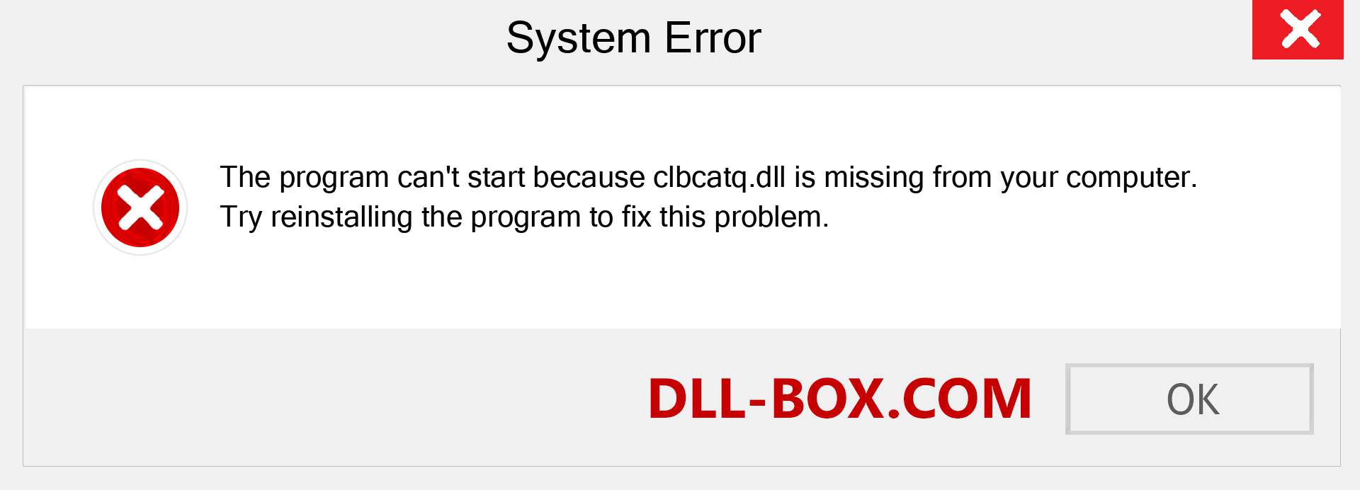  clbcatq.dll file is missing?. Download for Windows 7, 8, 10 - Fix  clbcatq dll Missing Error on Windows, photos, images